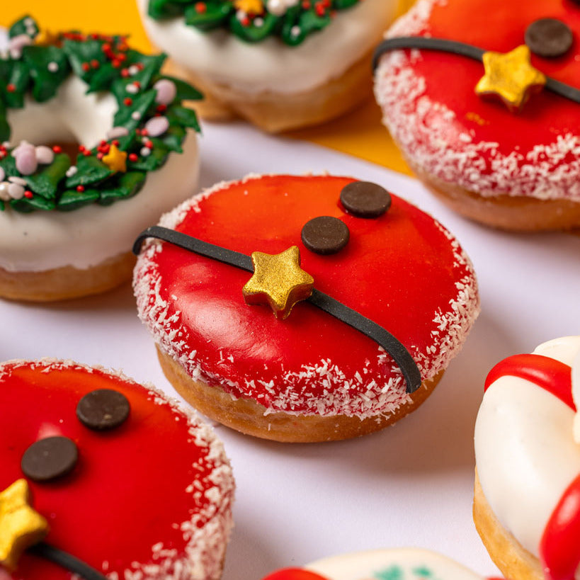 "Santa's Favorites" mini doughnut gift box