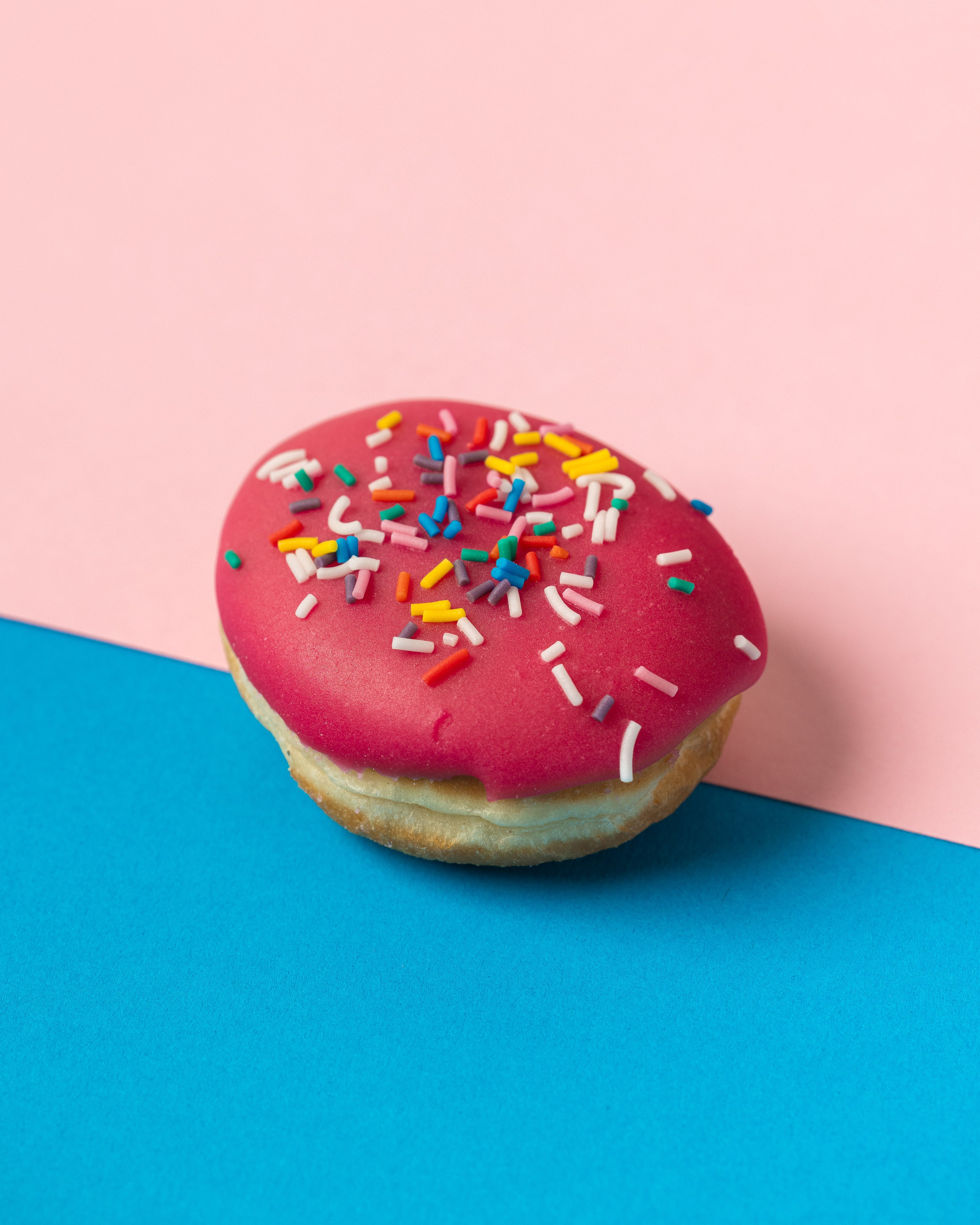 Gender Reveal Mini-Donut Geschenkbox (vegan)