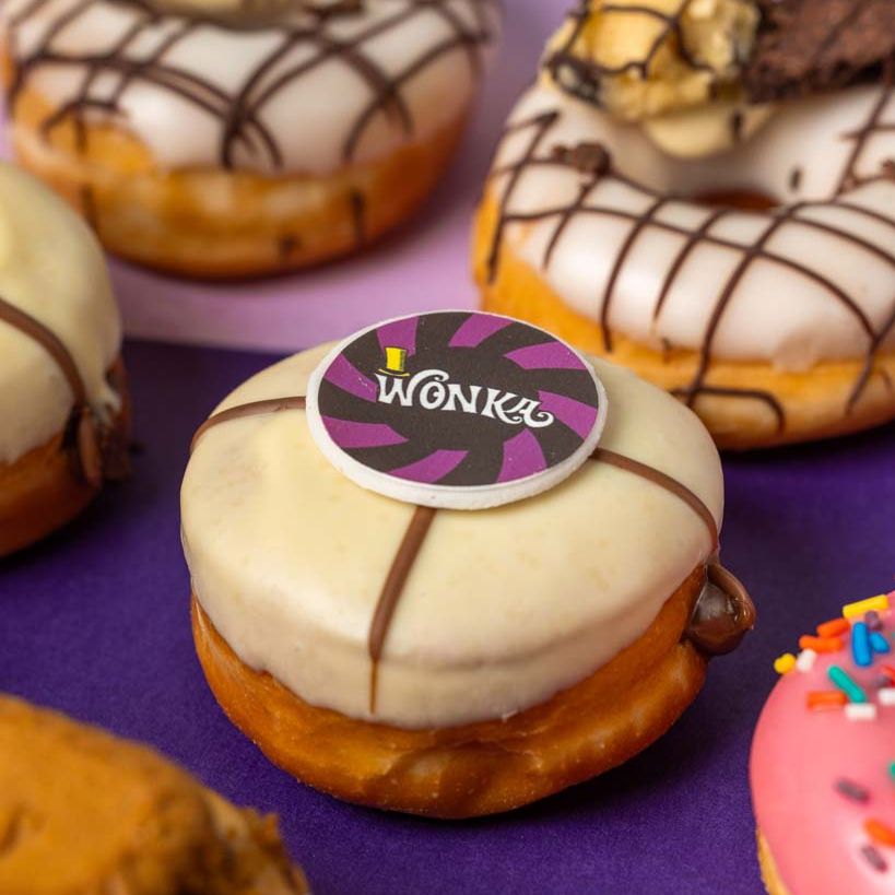 "Wonka's Favourites" mini donut gift box