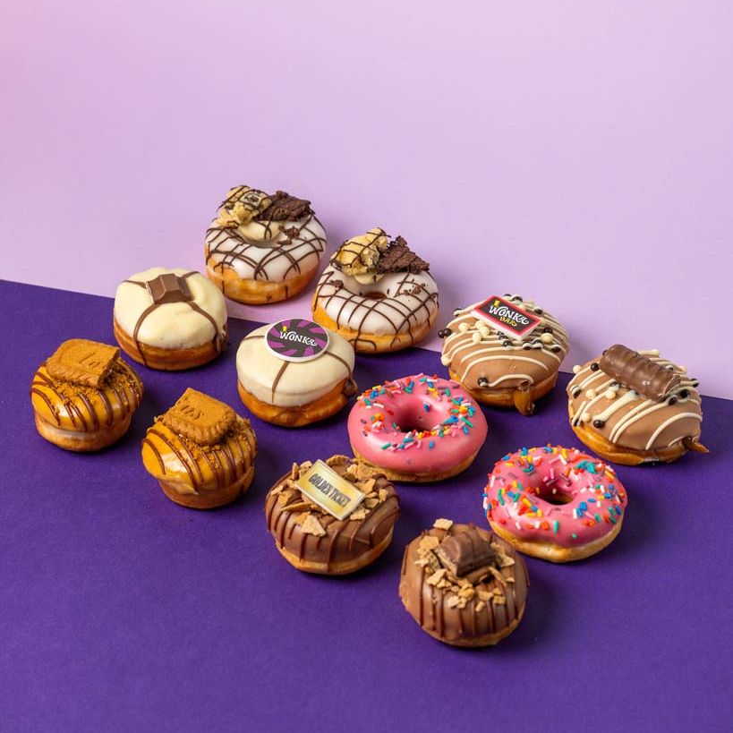"Wonka's Favourites" mini donut gift box