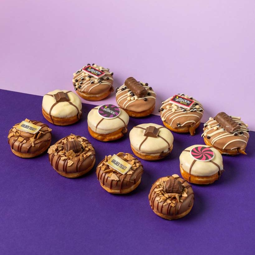 "Willy Wonka" mini donut gift box