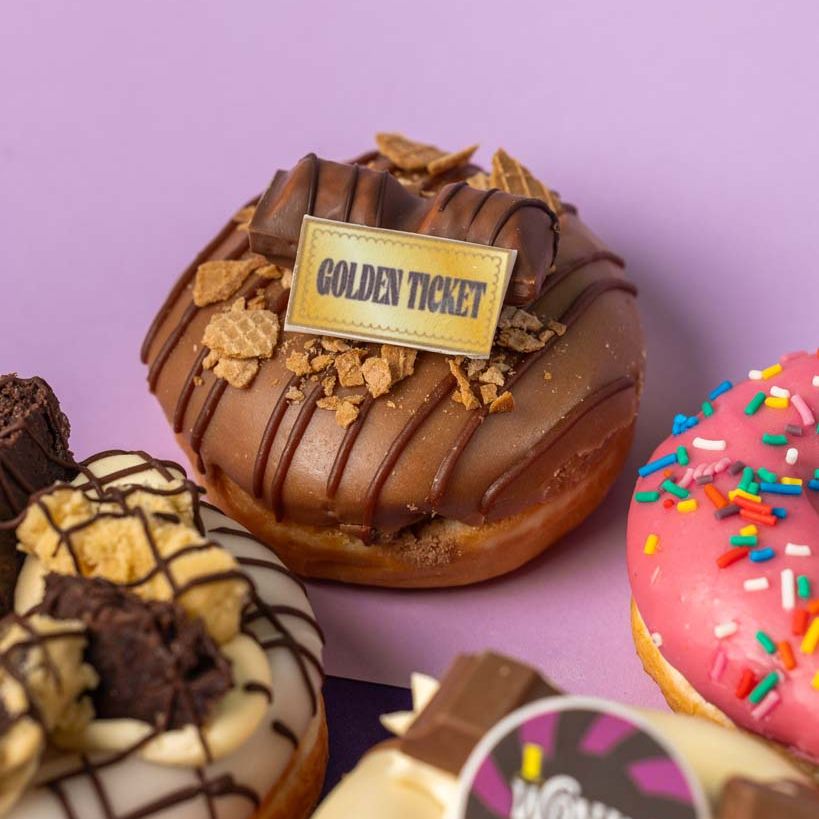 "Wonka's Favorites" donut gift box