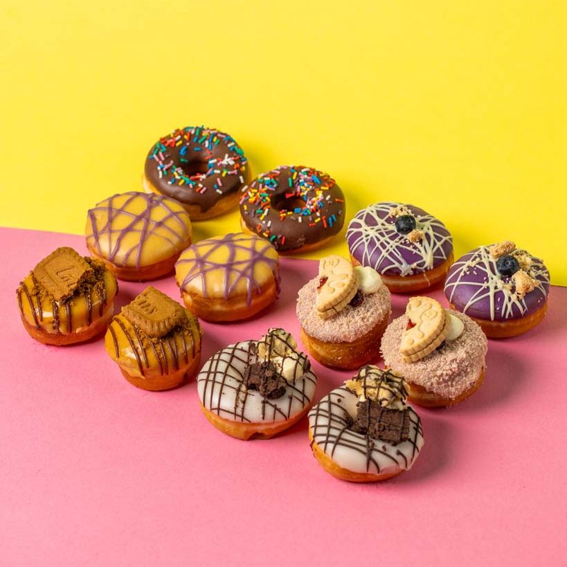Mini donut party box (96 pieces)