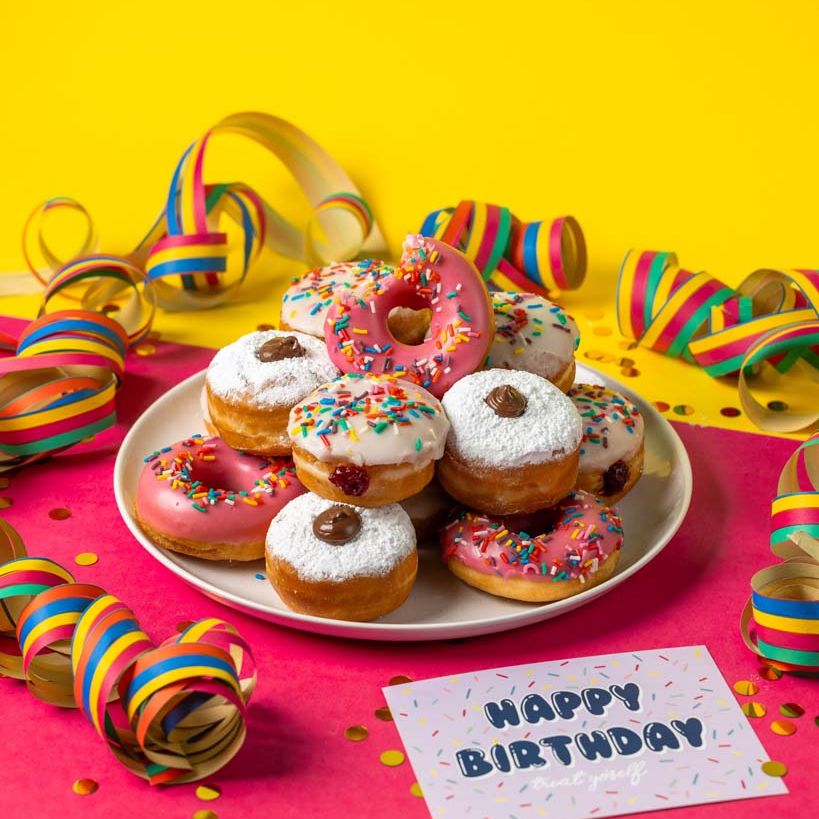 "Mini Party" mini donut gift box