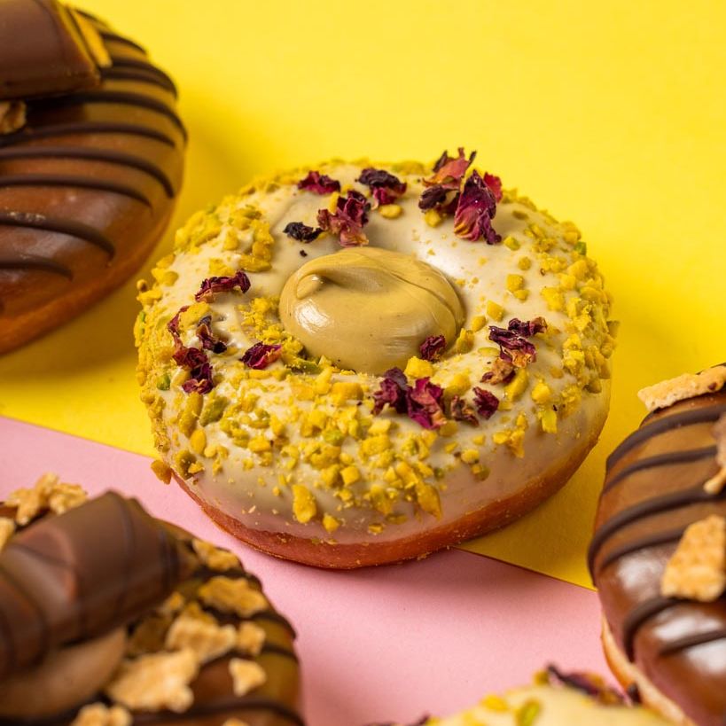 "Chocolate-Pistachio" donut gift box