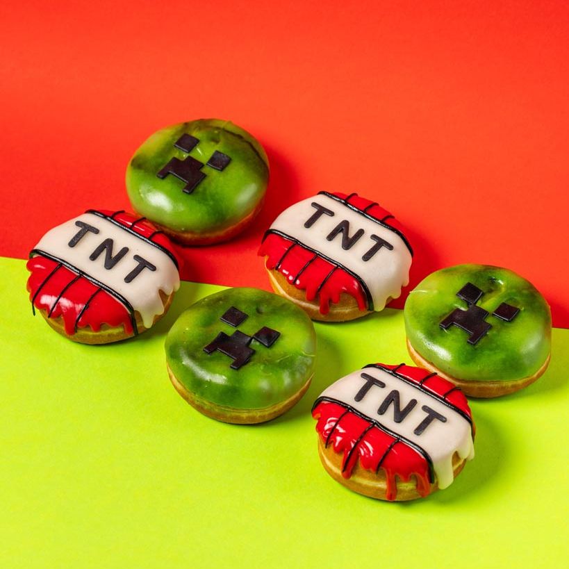 "Minecraft Special" donut gift box (vegan)