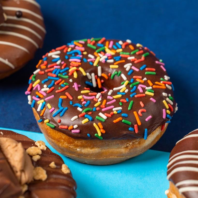 "Chocoholics" donut gift box