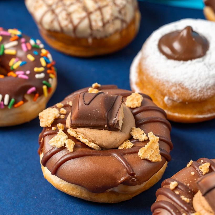 "Chocoholics" mini donut gift box