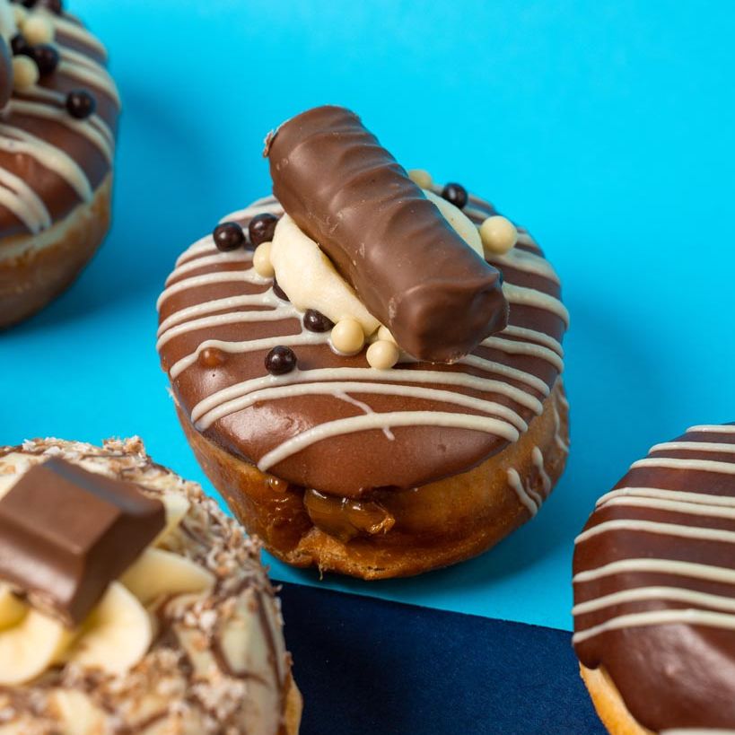 "Chocoholics" mini donut gift box
