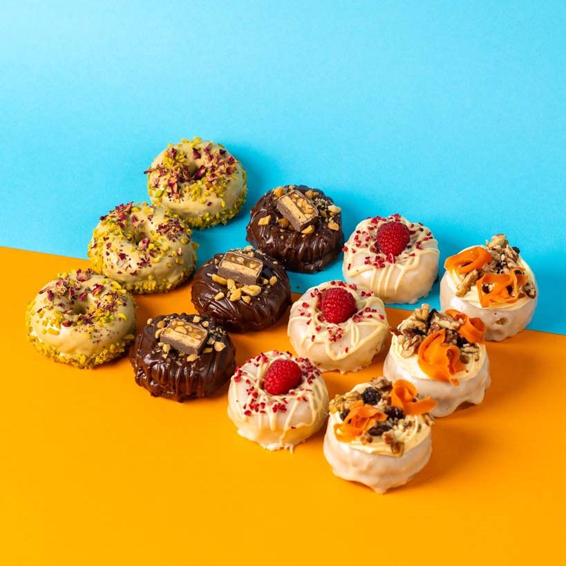 "Baked All-Stars" gluten-friendly mini cake doughnut gift box (12 pieces)