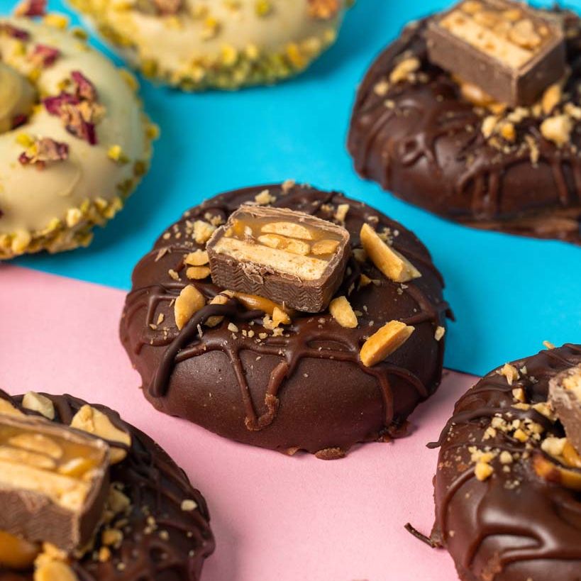 "Baked Chocolate-Pistachio" gluten-friendly mini cake doughnut gift box (12 pieces)