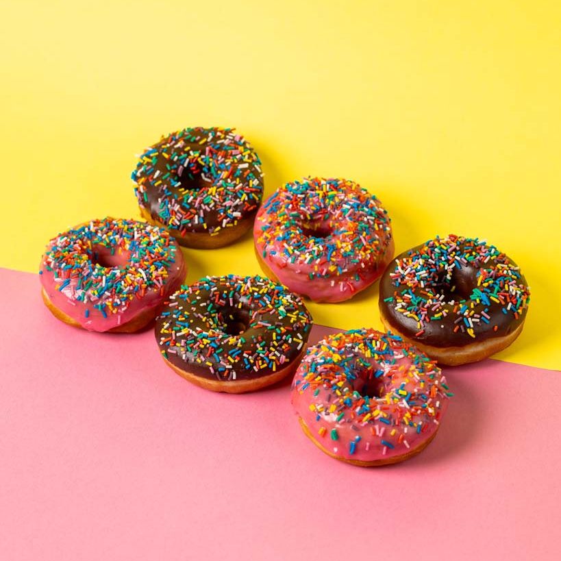 Vegan donut party box (24 pieces)